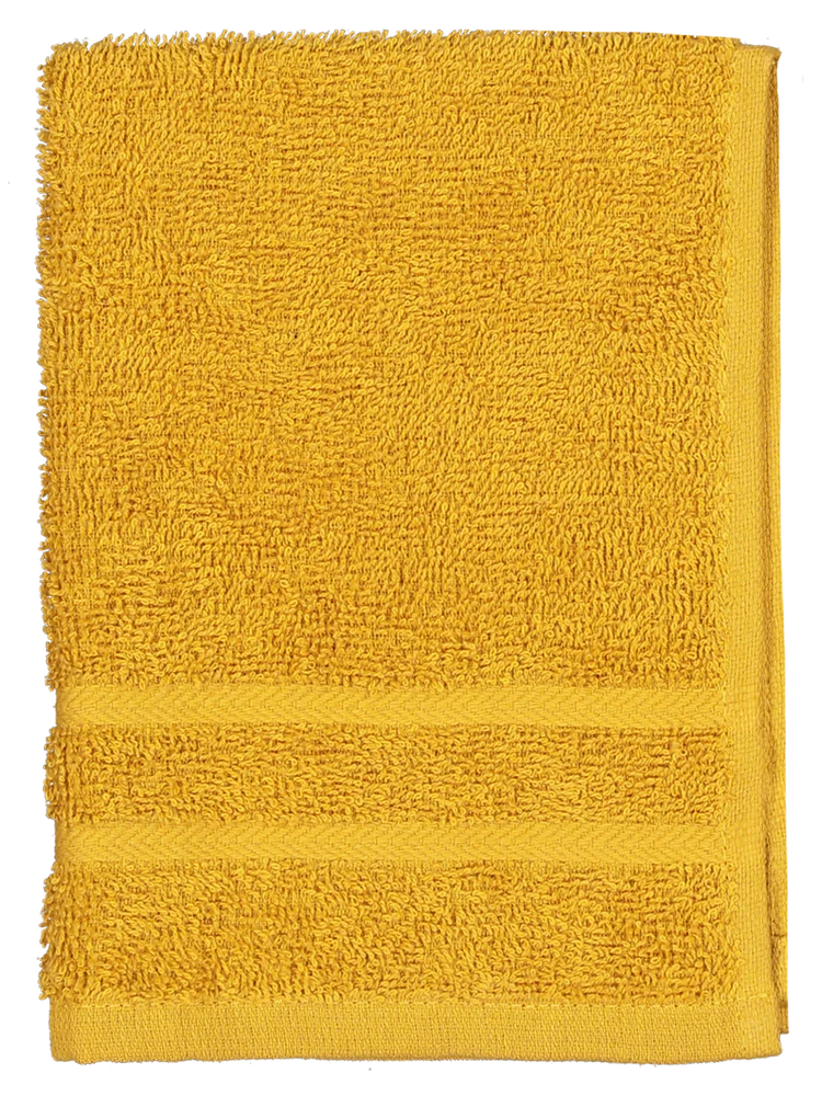 Plain Golden Yellow Long Face Cloth