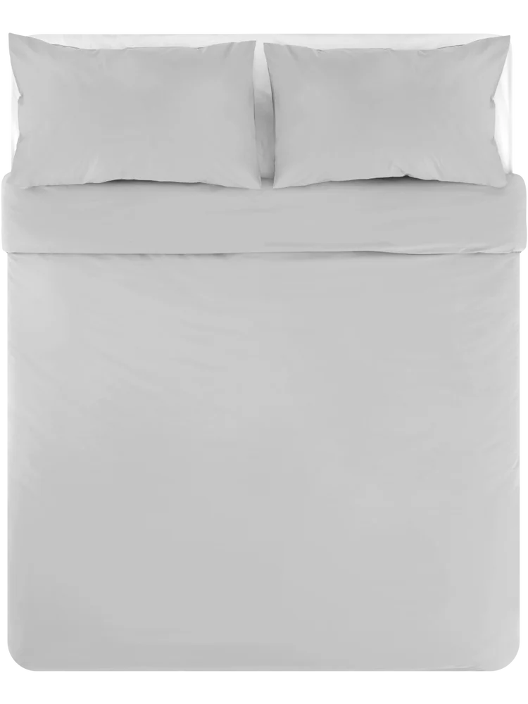 Cotton Rich Percale Duvet Cover Set Double