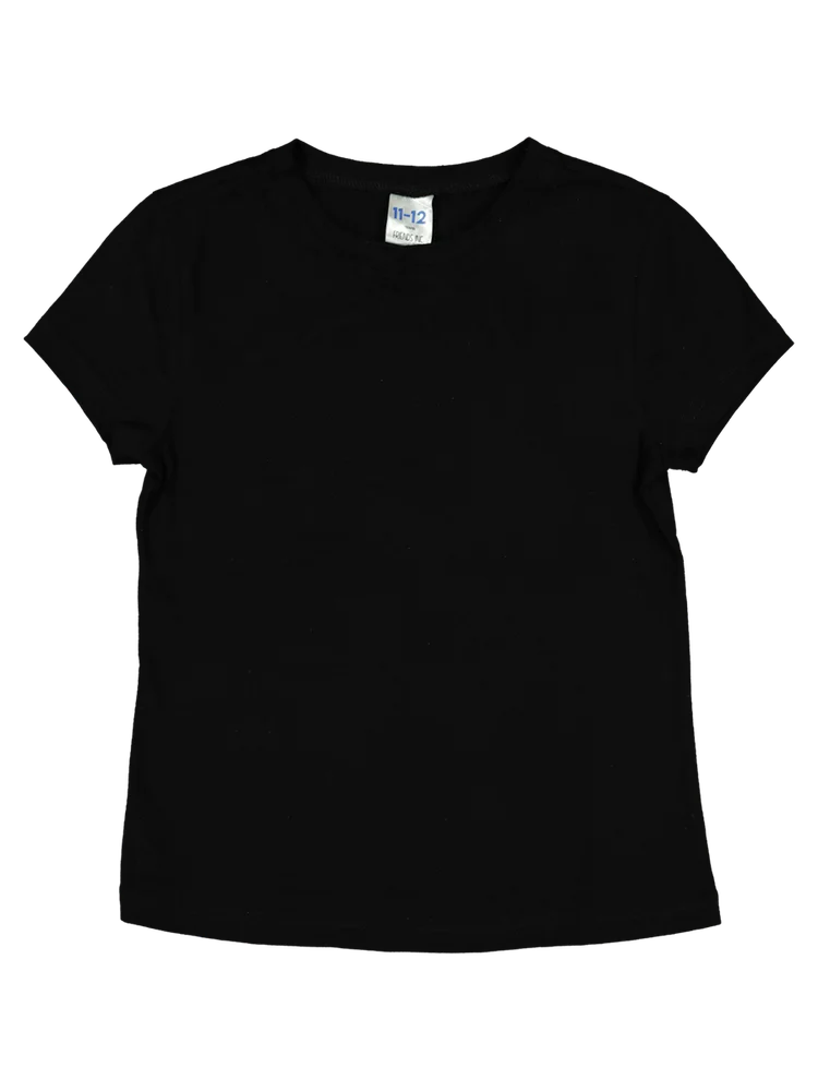 Black Crew Neck T-Shirt