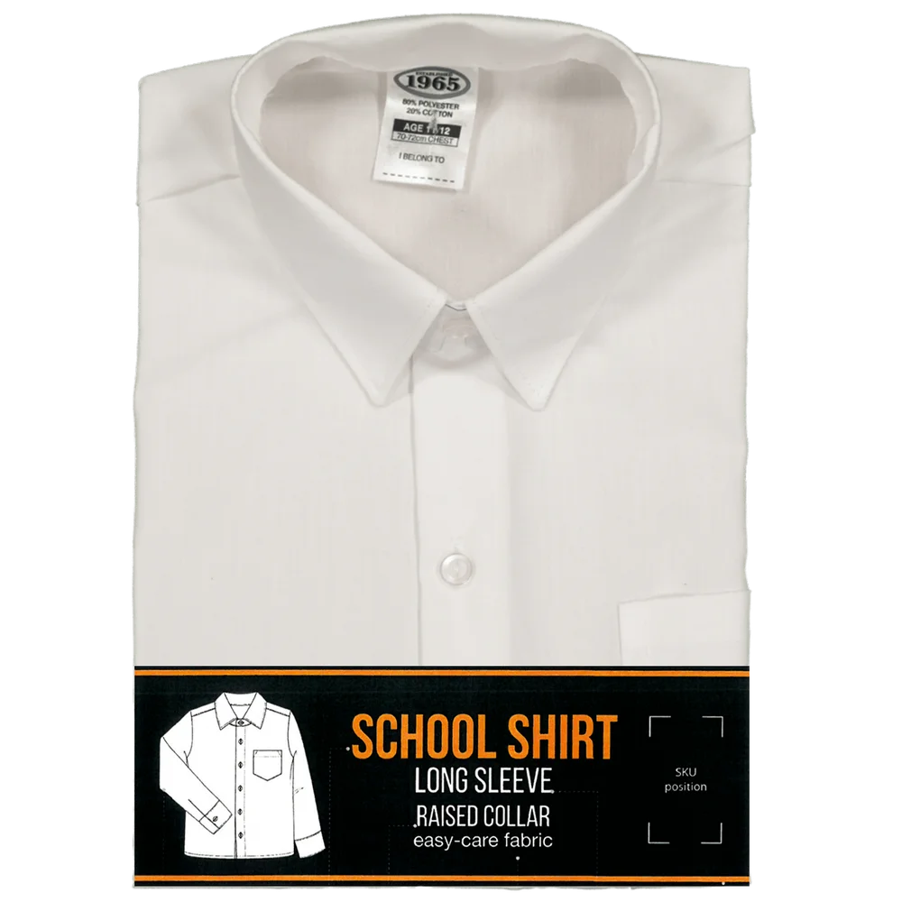 Long Sleeve High Raised Collar Shirt