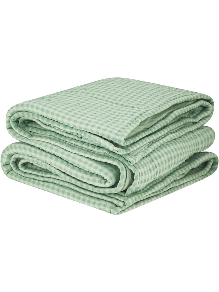 Gingham Comforter Three Quarter (1)