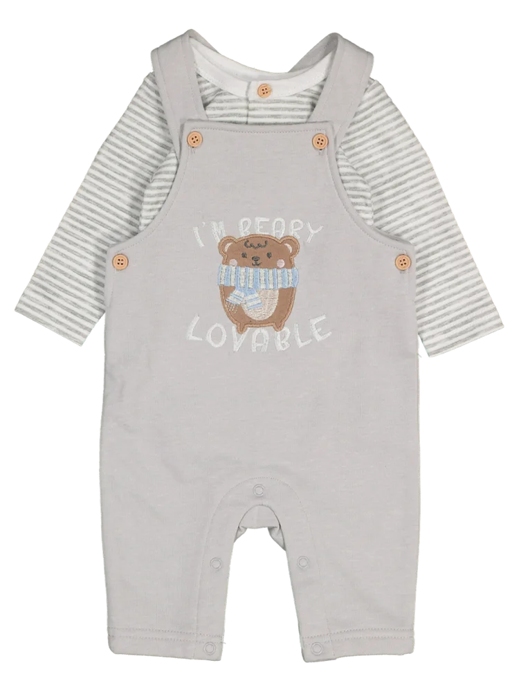 Long Sleeve Dungaree Set