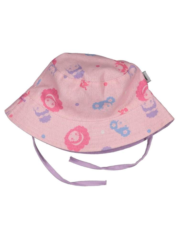Baby Girls Reversible Bucket Hat Girl