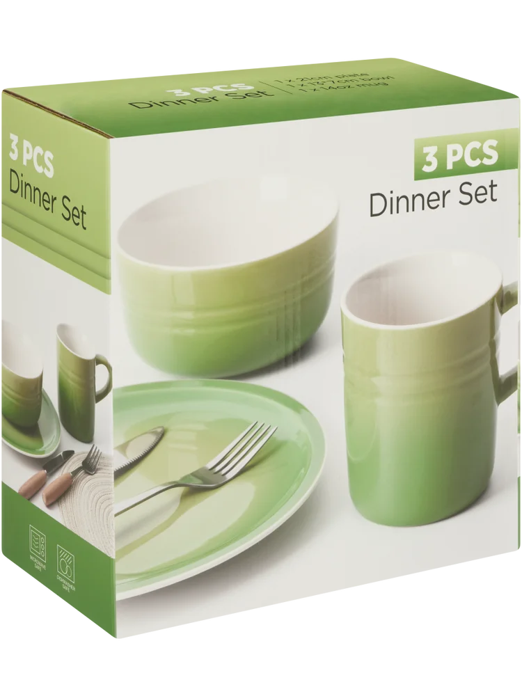 3 Piece Dinner Set