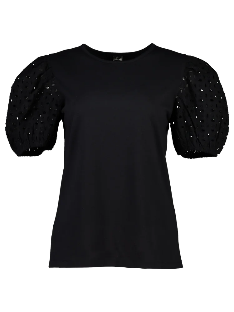 Embroidery Short Sleeve Top