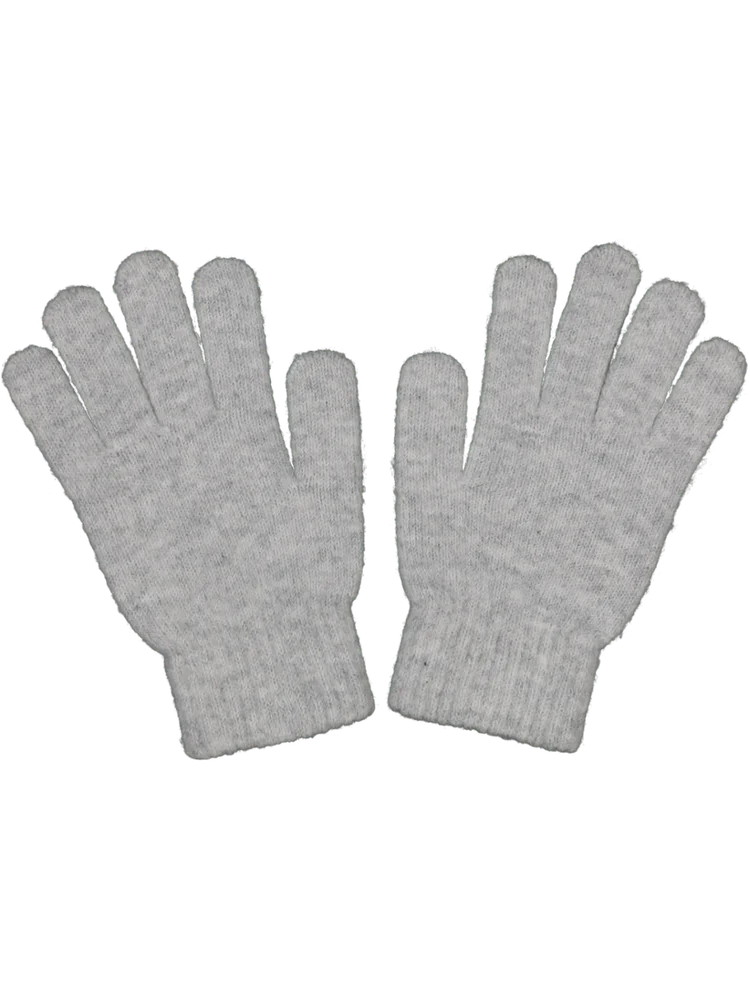 Grey Fluffy Gloves
