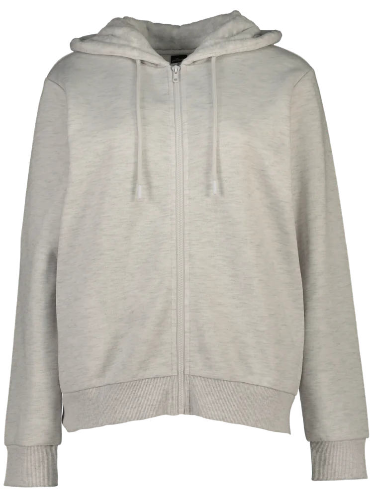 Grey Zip Active Hoodie