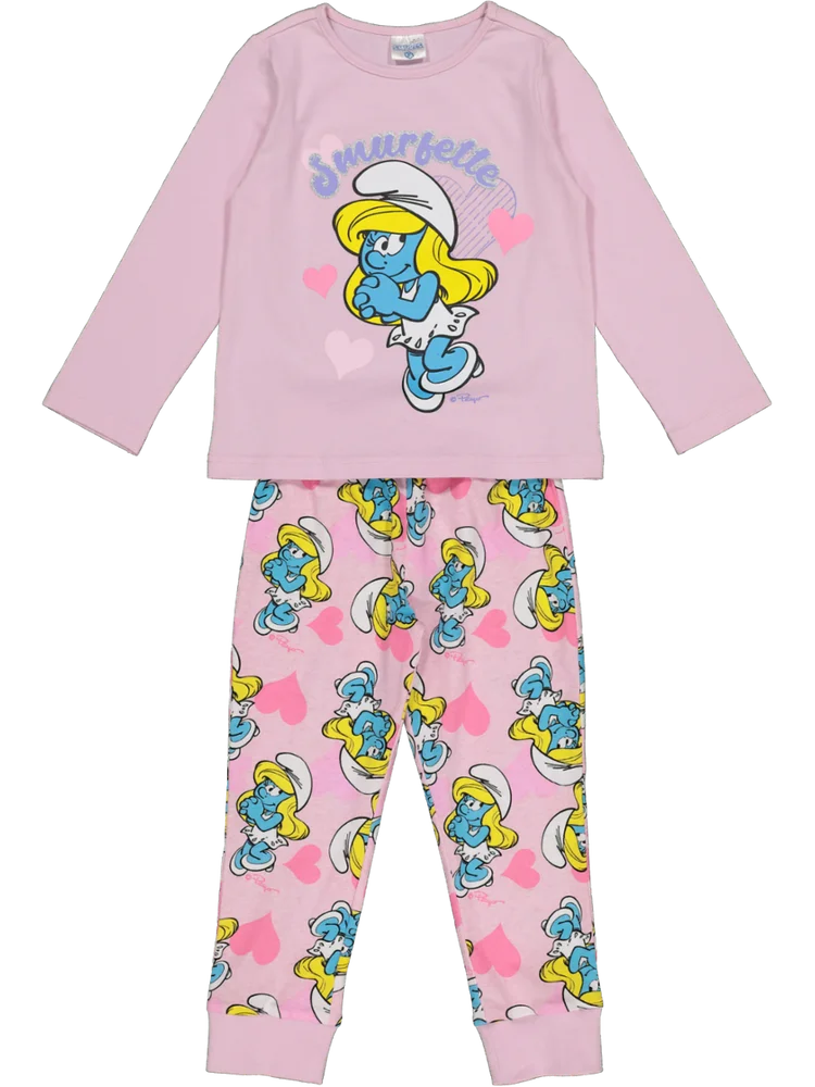 Pink Smurfette Pajama Set