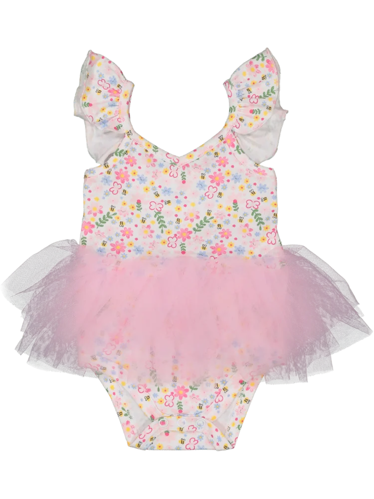 Pink Flared Tutu Dress