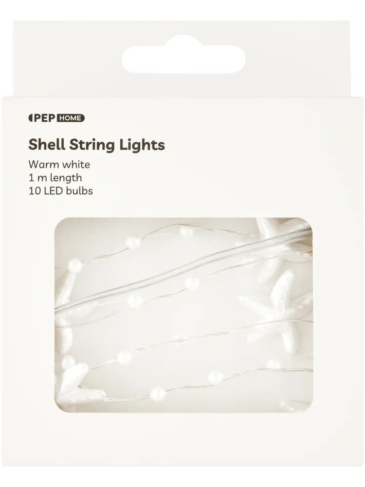 Warm White Shell String Lights
