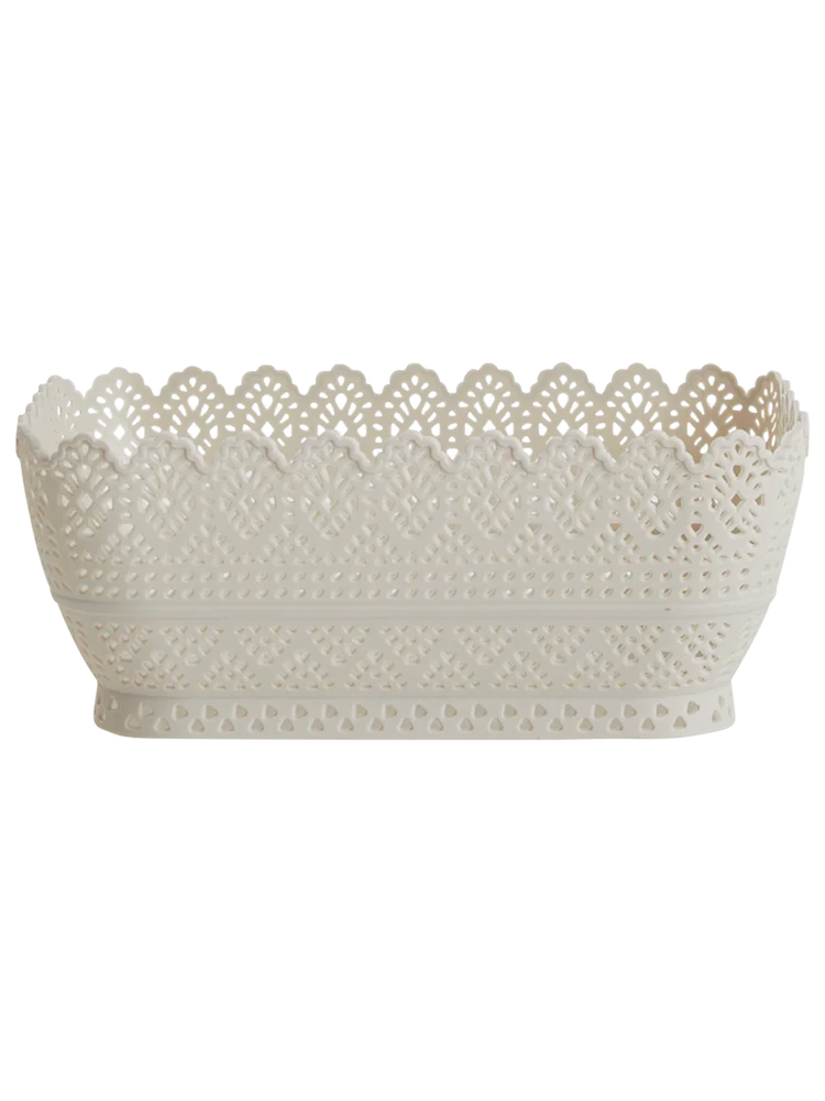 Decorative Square Planter 20x14x8cm