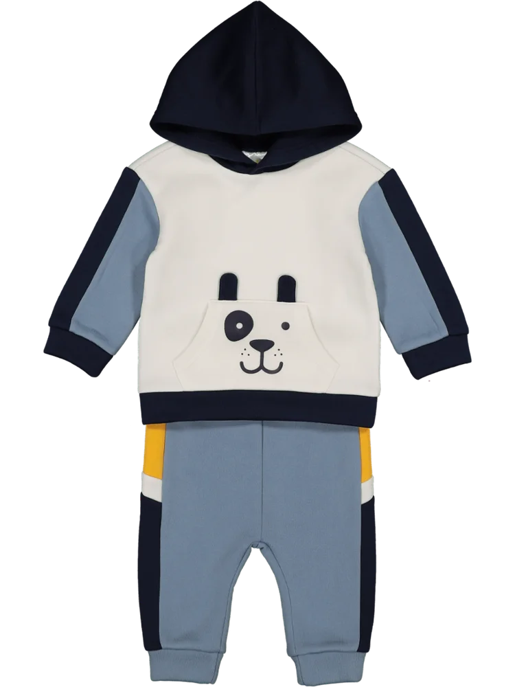 Colour Block Panda Tracksuit