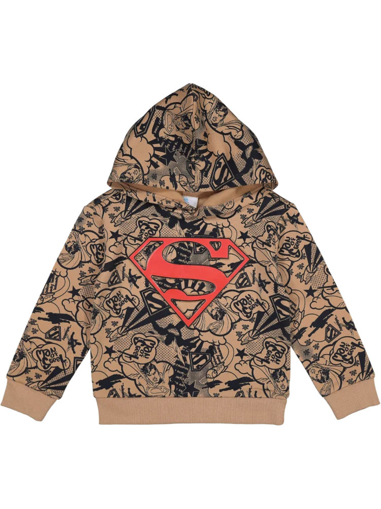 Printed Brown Superman Tracktop