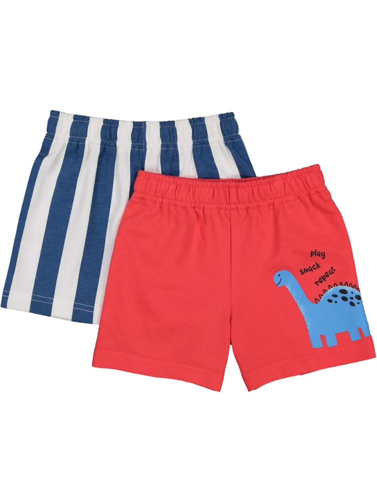 Dino Printed 2 Pack Shorts