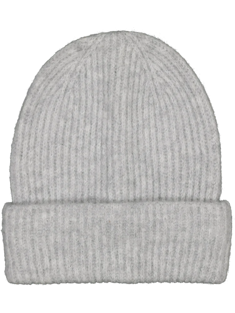 Grey Fluffy Beanie