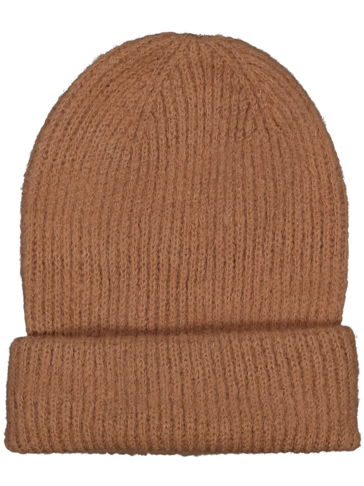 Brown Fluffy Beanie