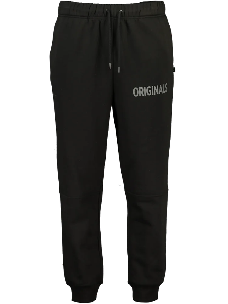 Black Graphic Jogger