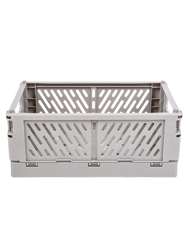 Large Grey Foldable Crate