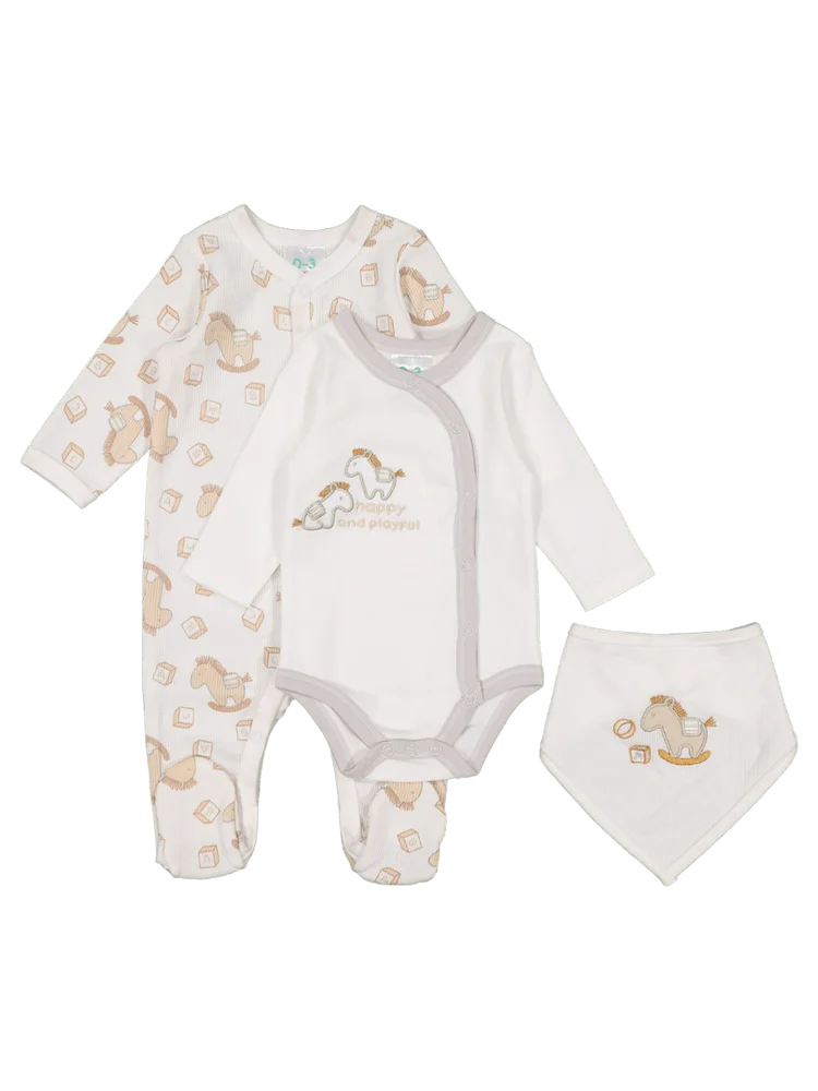 Babygrow And Bodyvest Set