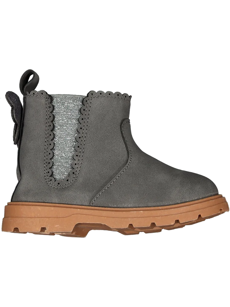 Grey Chelsea Zip Bootie