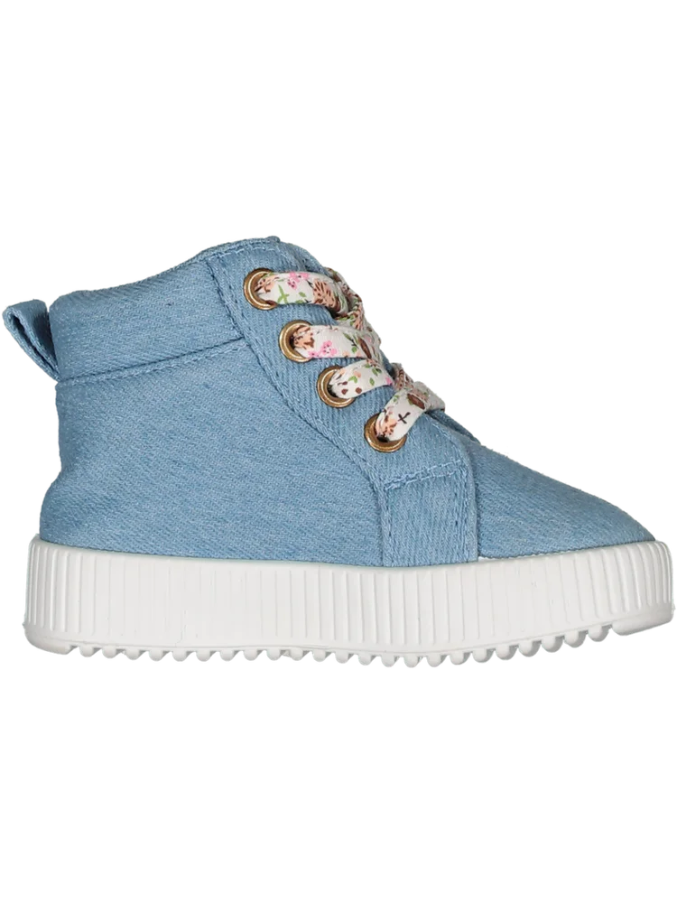 Hi-Top Denim Sneaker