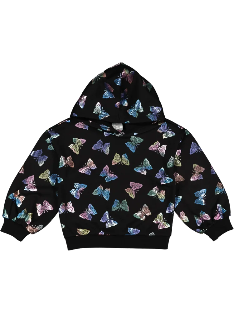 Butterfly Blurst Black Hoodie