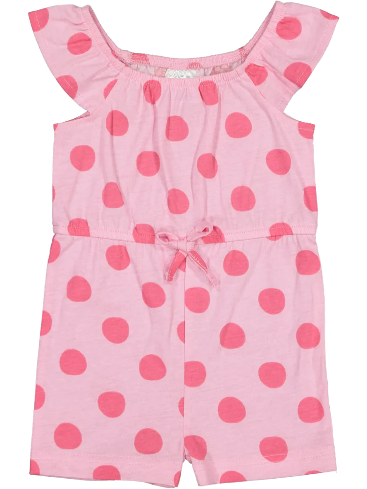 Pink Dotted Jumpsuit
