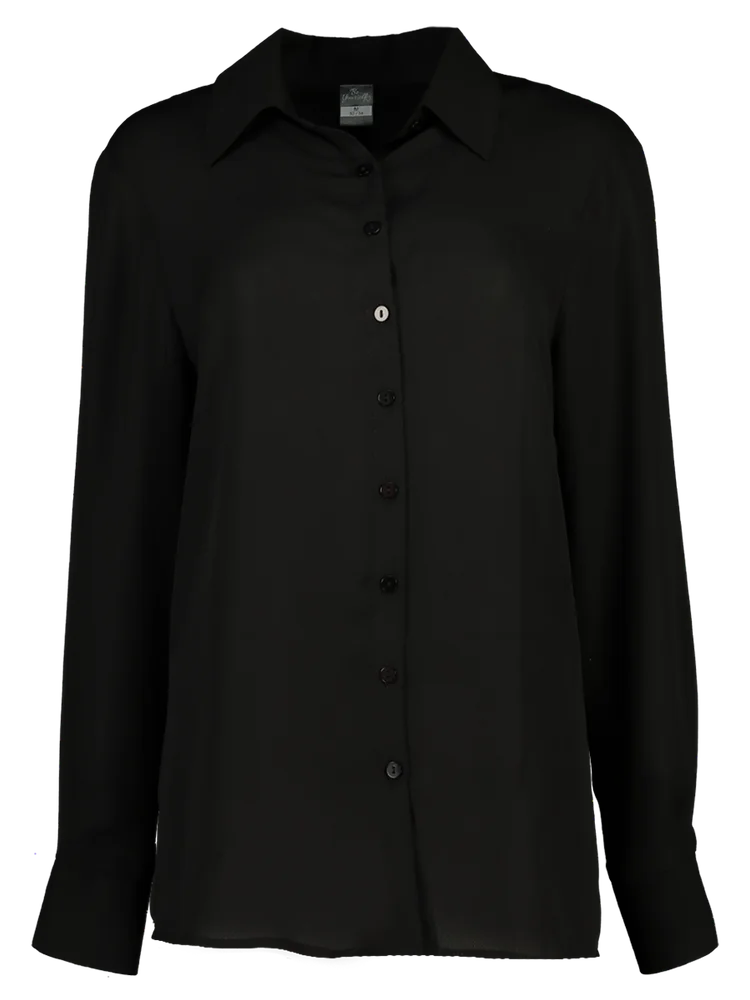 Smart Button Up Shirt Black