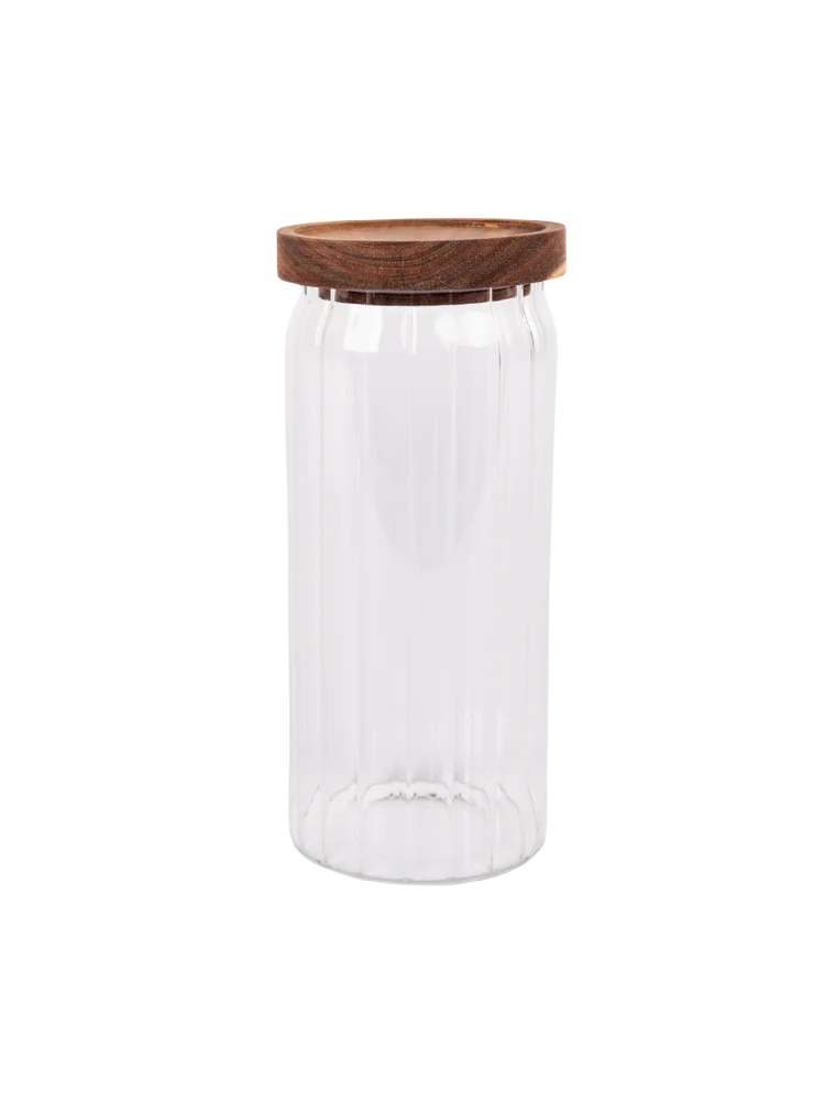 Tall Bamboo Lid Canister