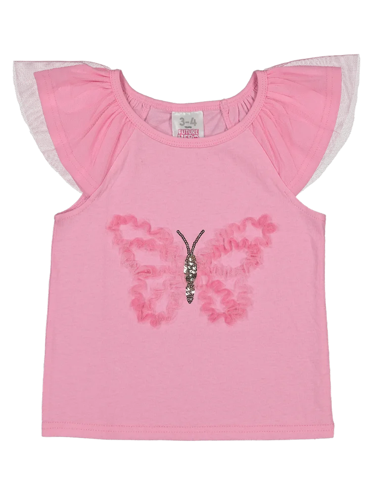 Flutter Sleeve Butterfly T-Shirt