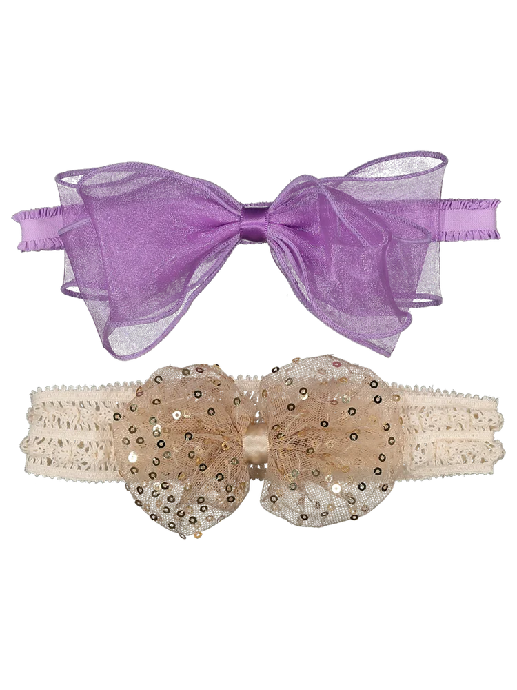Baby Girls 2 Pack Headbands Glam