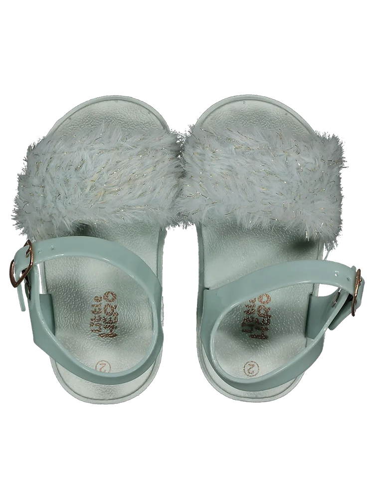 Fur Sandals Baby Girls