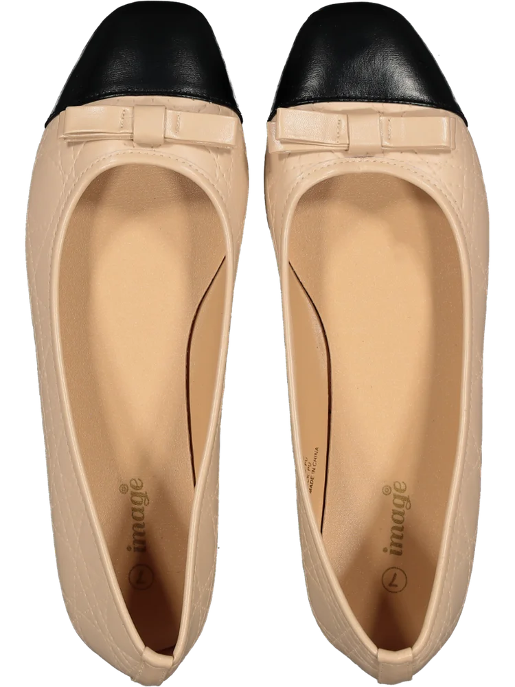 Beige Flat Pump