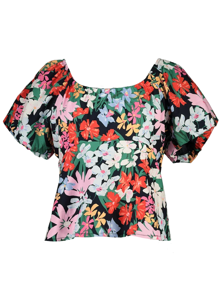 Floral Print Woven Blouse