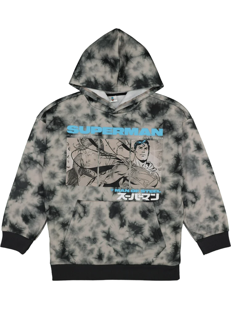 Printed Superman Hoodie