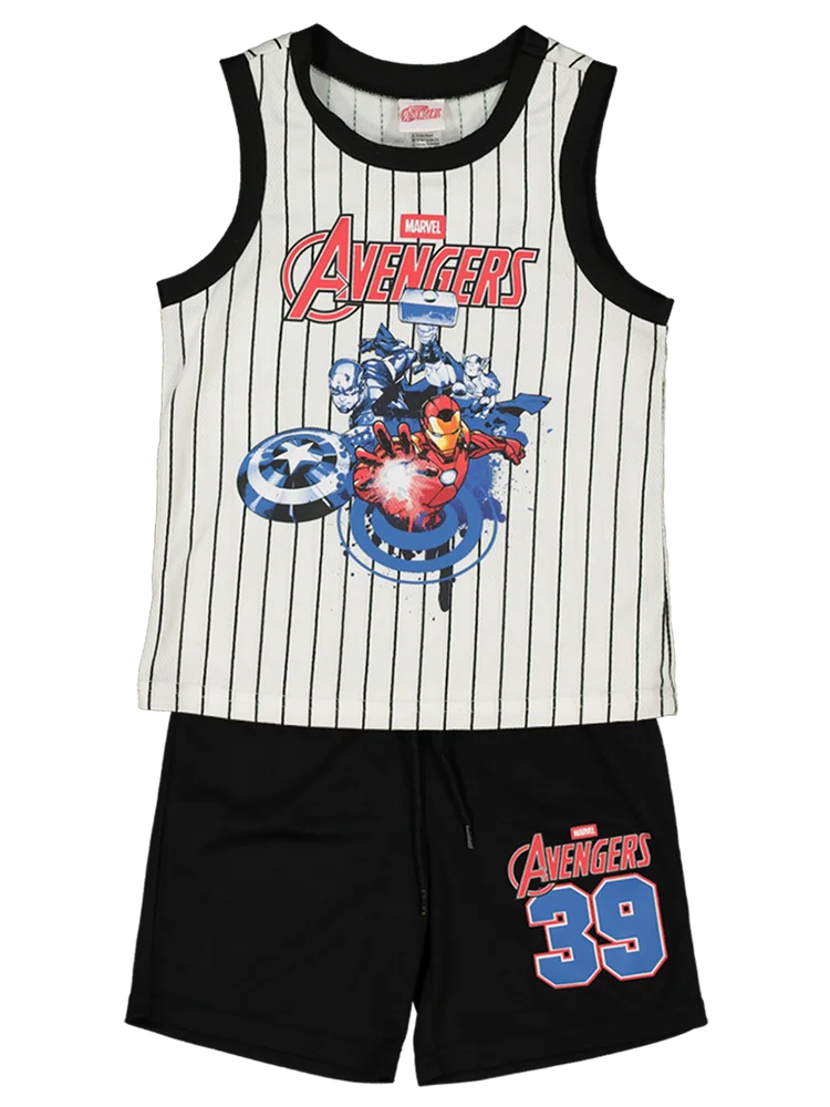 Avengers Shorts And Tank Top Set