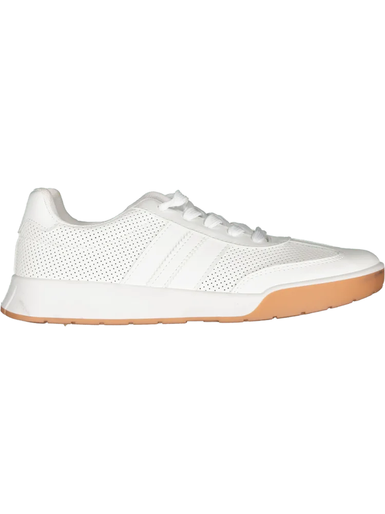 White Low-Top Sneakers