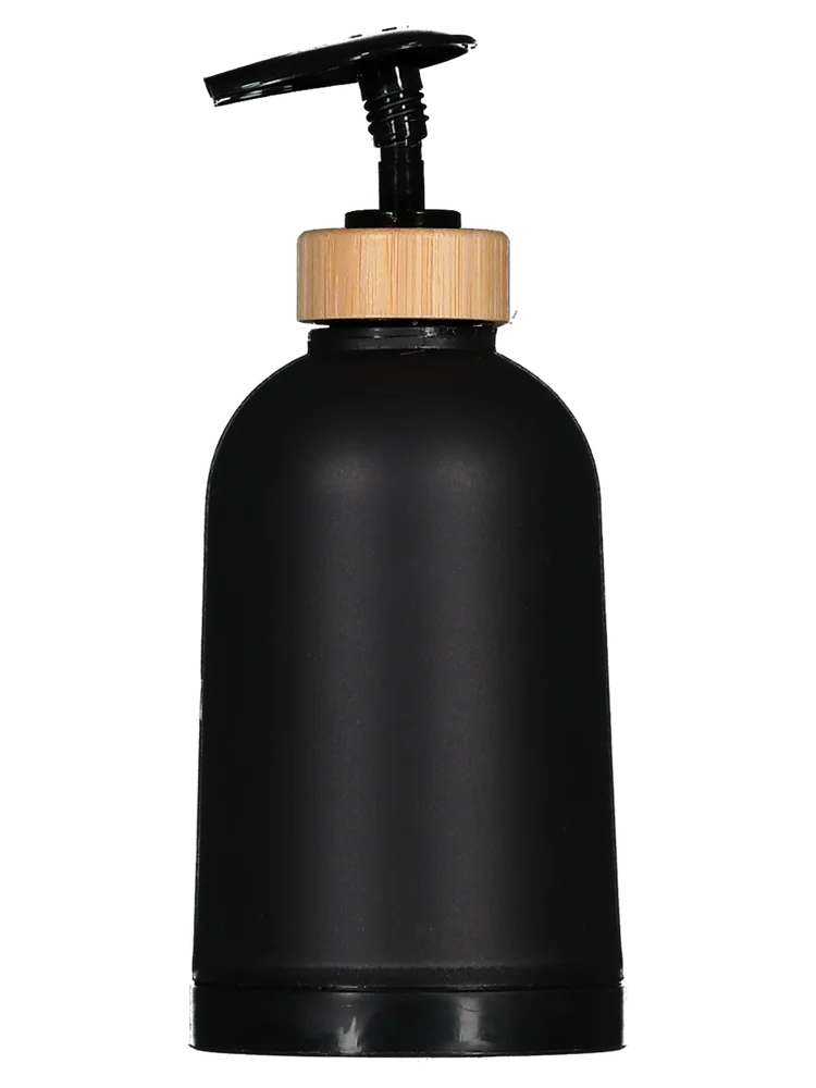Black Plastic Soap Dispenser