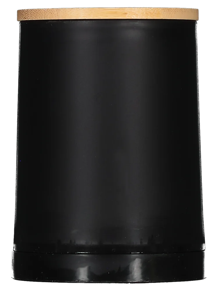 Black Plastic Toothbrush Holder