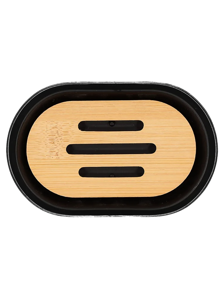 Black Plastic Soap Dish