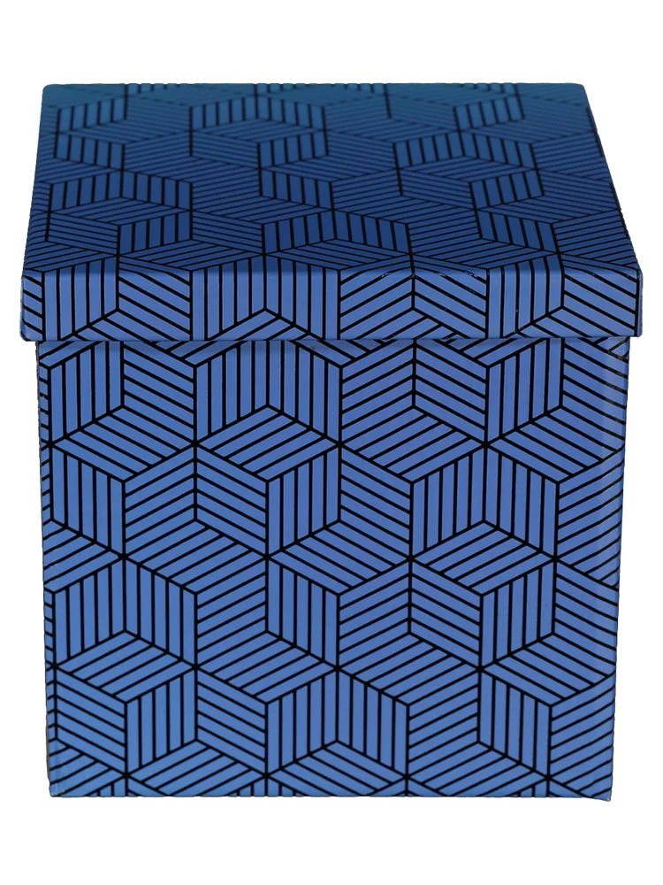 Blue Medium Collapsible Box