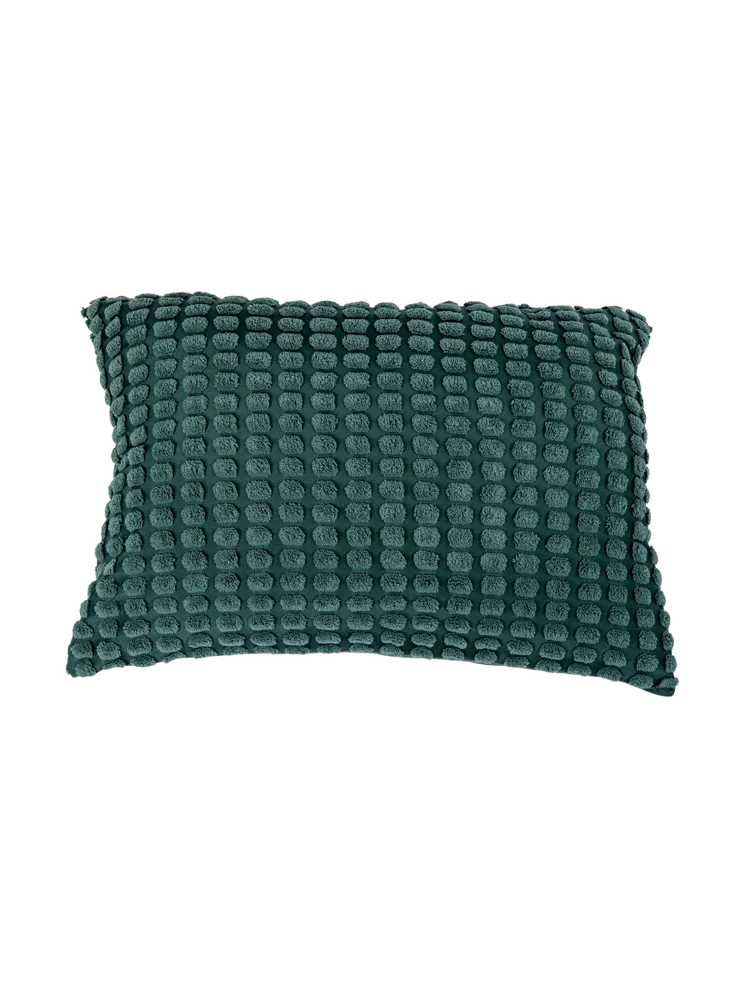 Textured Green Scatter Cushion 40x60cm