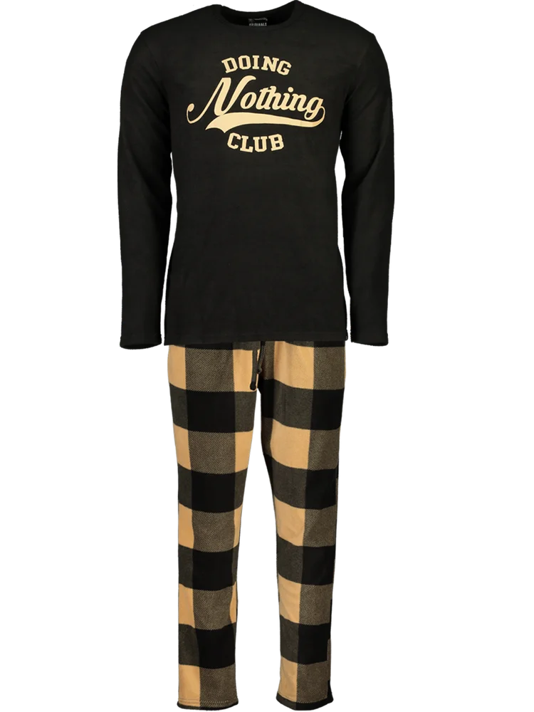 Check Micro Fleece Pyjama Set