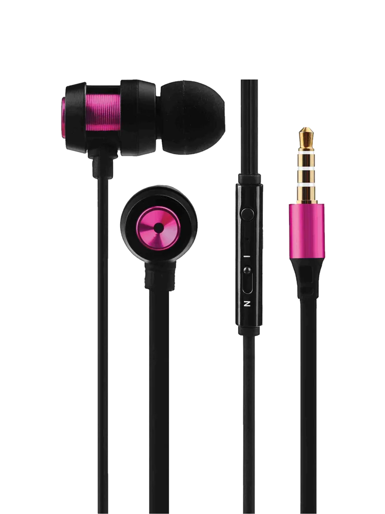 Volkano Alloy Earphones Purple