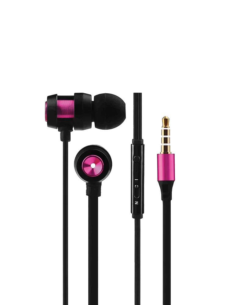 Volkano Alloy Earphones Purple