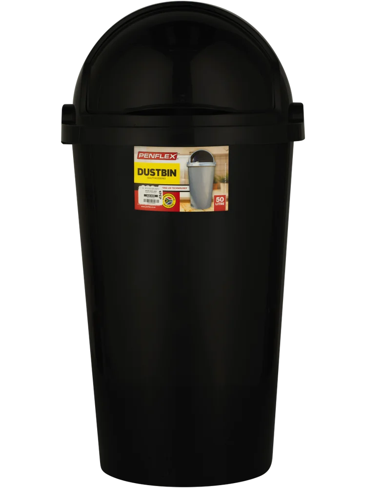 Plastic Dome Dust Bin 50l