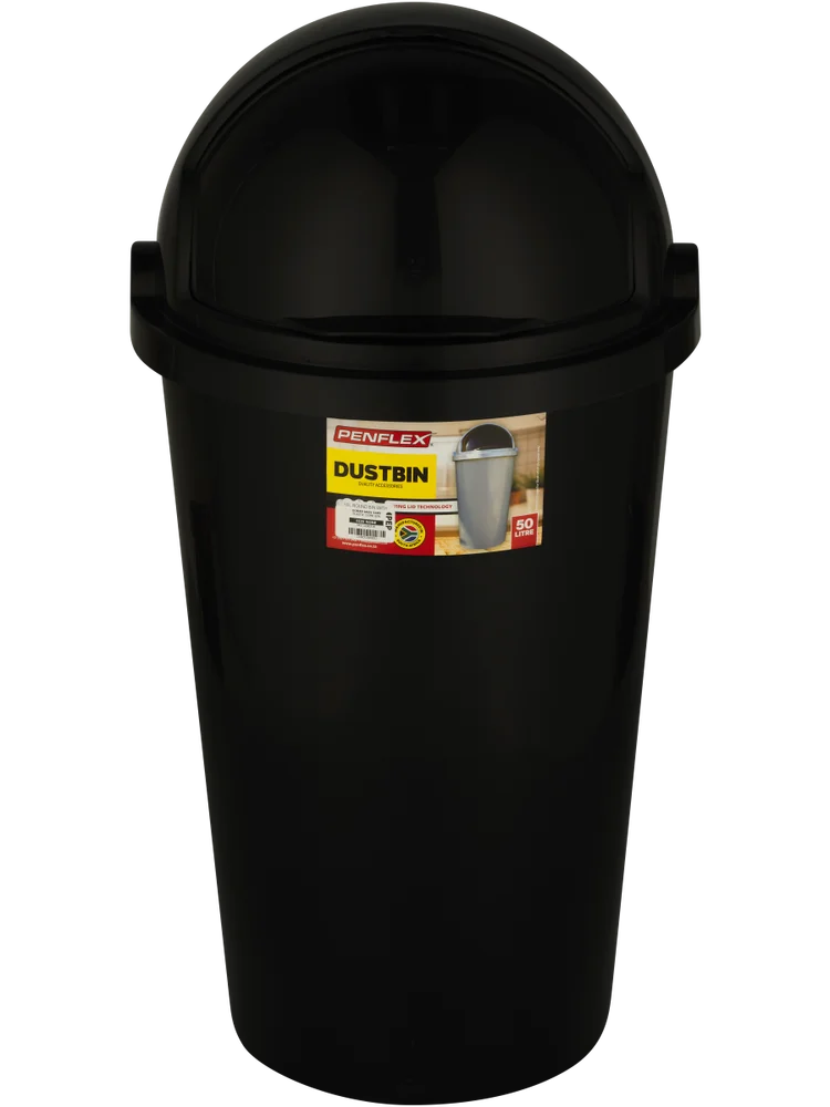Plastic Dome Dust Bin 50l