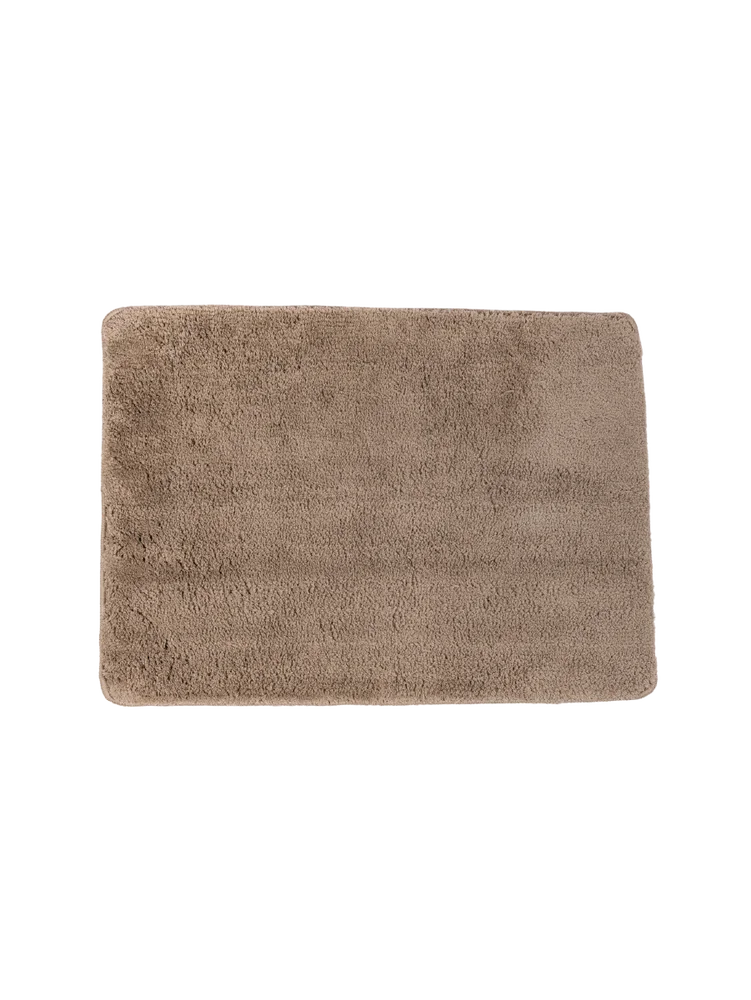 Brown Plush Bath Mat