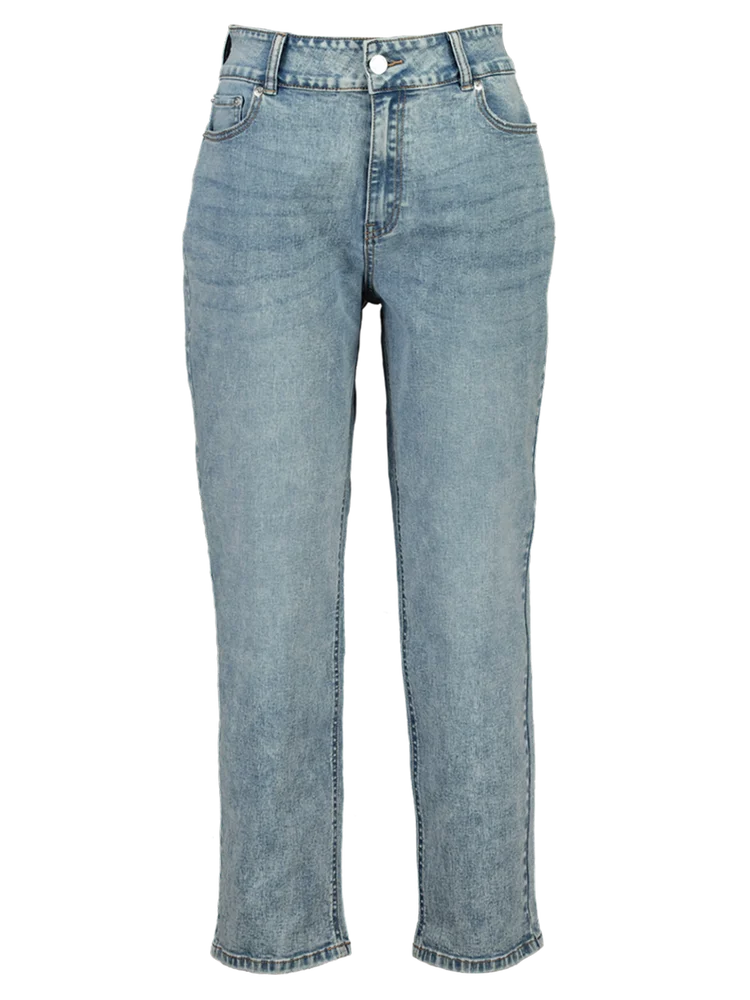 Straight Leg Denim Jeans