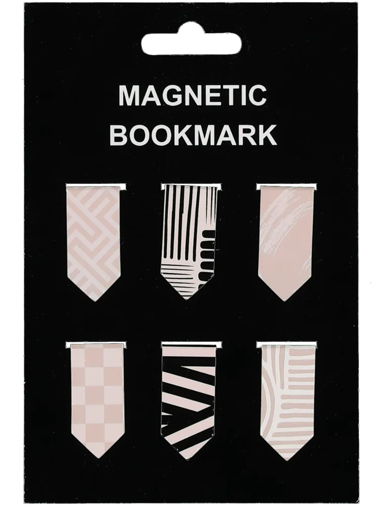 6 Piece Bookmark Magnet Set